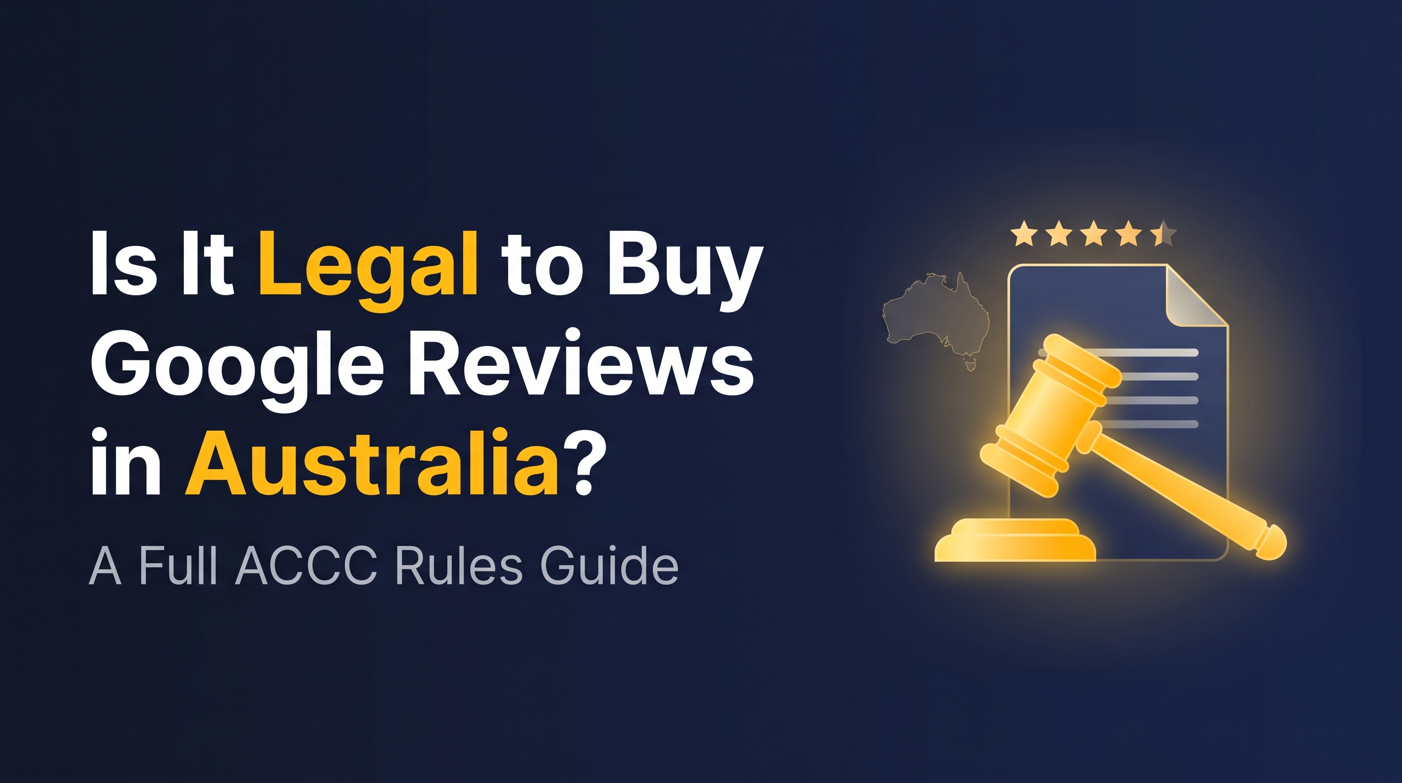 Buying Reviews Australia ACCC Act Guide 2027